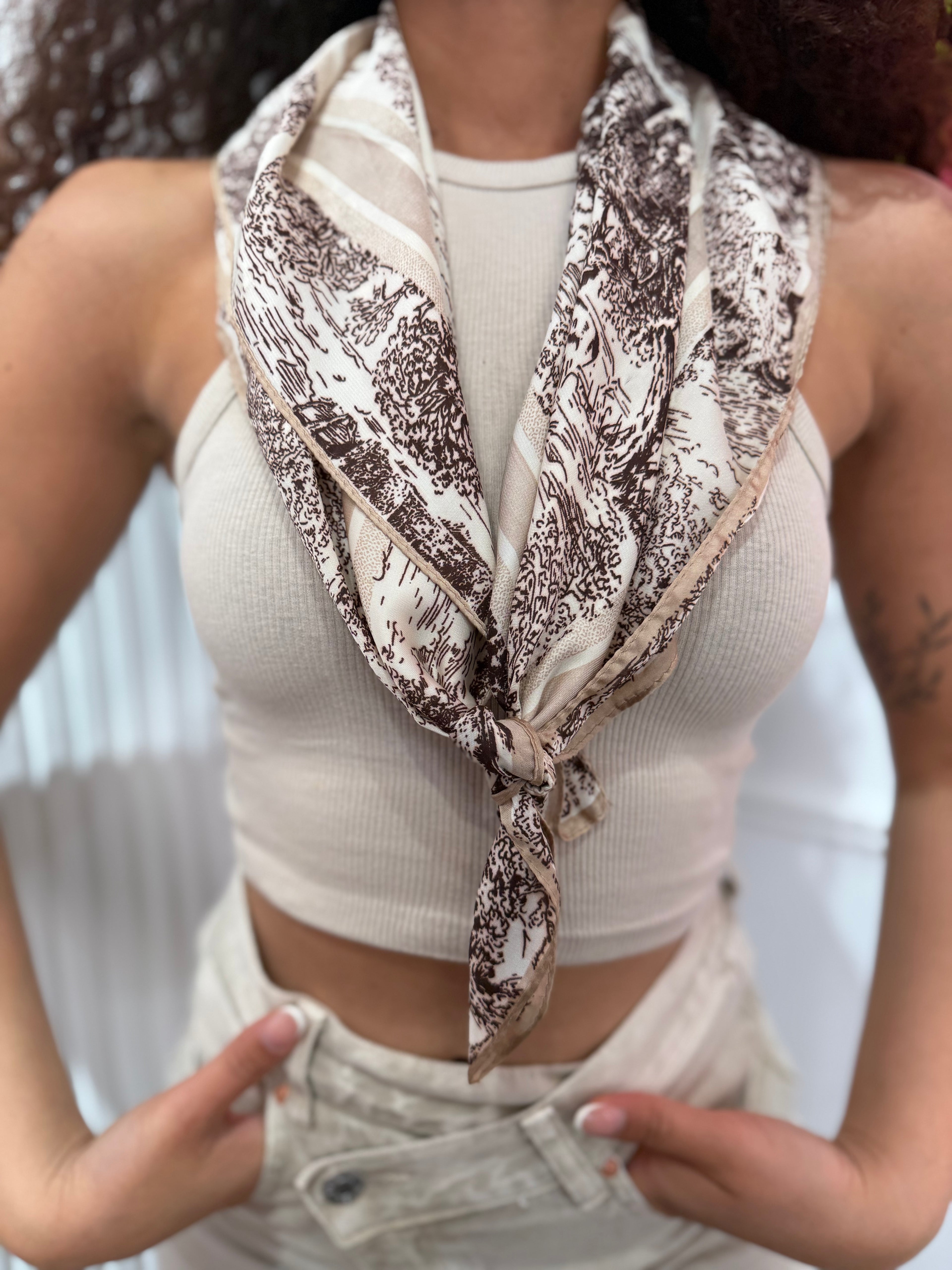 Foulard Iris